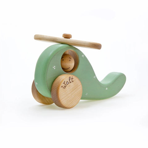 Cute Wooden Helicopter Toy For Kids