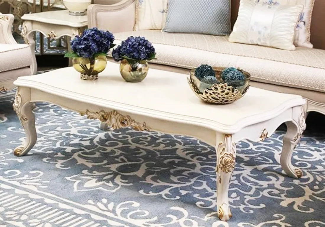 White Color Sofa Table