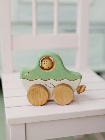 Cute Wooden Whale Kids Toy