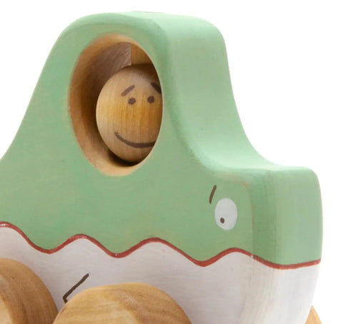 Cute Wooden Whale Kids Toy