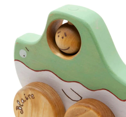 Cute Wooden Whale Kids Toy