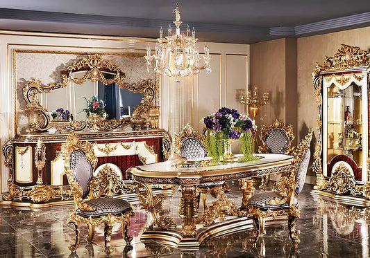 Royal Luxury Europe Dining Table Set