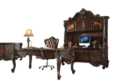 Royal Polished Wooden Hand Carved Office Table