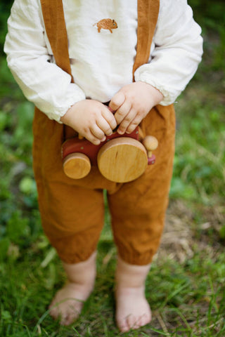 Wooden Tractor Toy for Kids