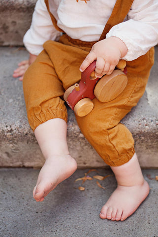 Wooden Tractor Toy for Kids