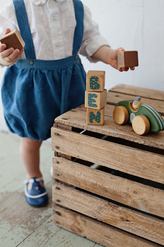 Wooden Name Block for Kids