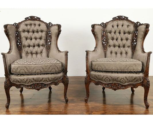 Antique Look Premium Handmade Wing Chair