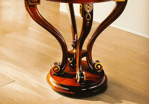 Luxury Classic Design Carving Side Table