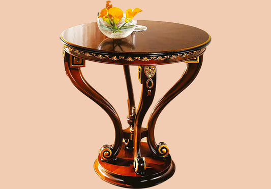 Luxury Classic Design Carving Side Table