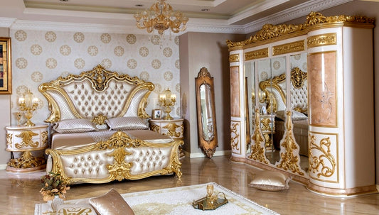 Luxury Wardrobe with luxurious bed