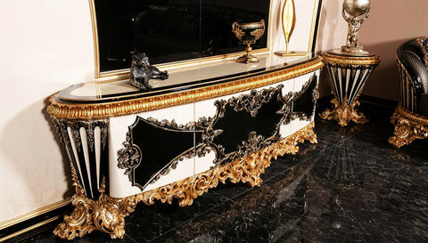  Premium Hand Carving TV Unit