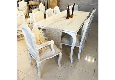 Simple Handmade Solid Wood Dining Table Set