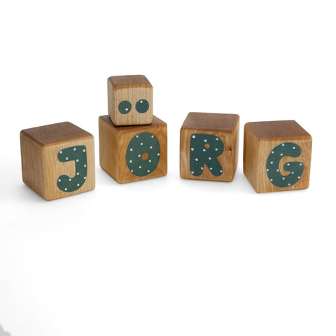 Name letter blocks kids toy