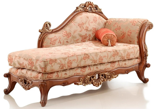 Royal Look Luxury Wooden Chaise Lounge