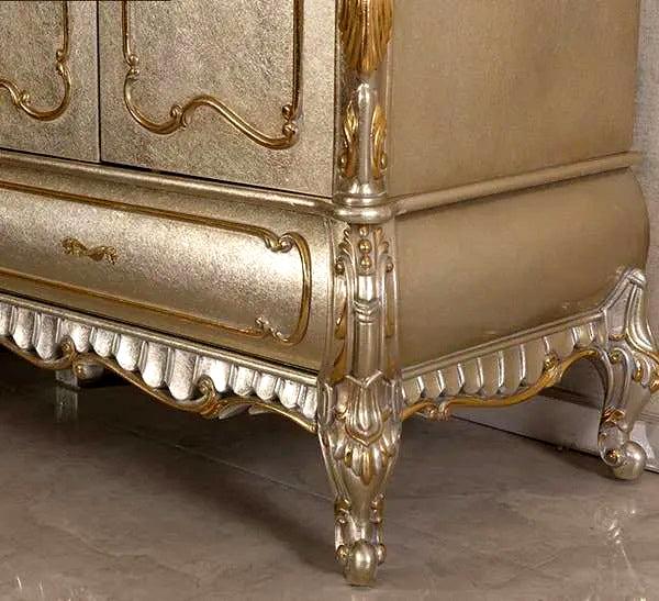 European Style Hand Carving Wardrobe legs