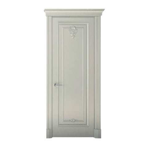 White color wooden door