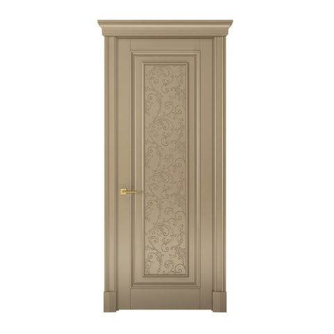 Royal European Textured Teak Wood Door