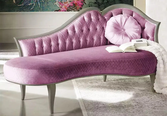 Italian Look Handmade Modern Chaise Lounge