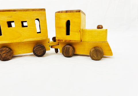 Wooden Boxes Train Push Toy