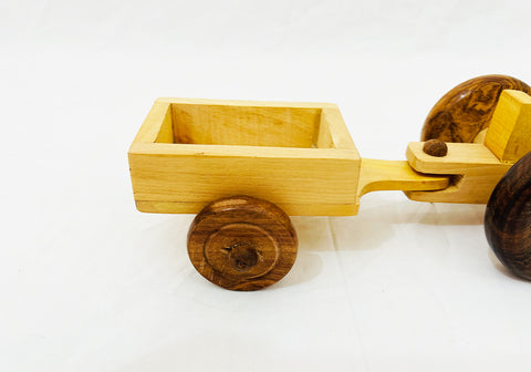 Wooden Tractor Kids Toy