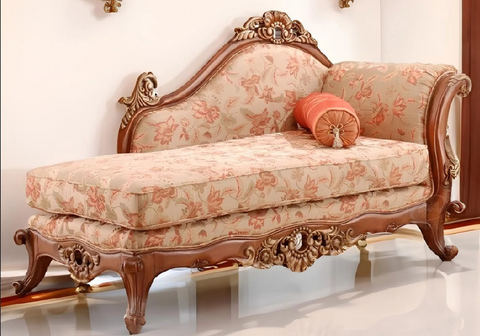 Royal Look Luxury Wooden Chaise Lounge