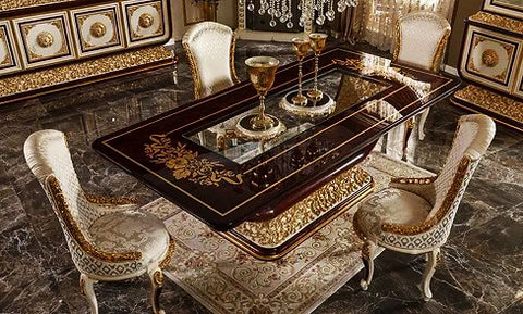 Luxury Design Traditional Dining Table Set