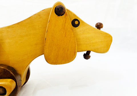 Cute Wooden Dog Kids Toy