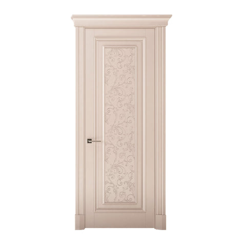 Royal European Textured Teak Wood Door