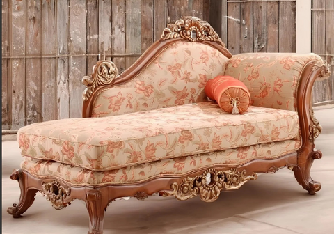 Royal Look Luxury Wooden Chaise Lounge