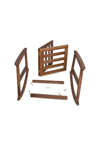 Modern Style Comfortable Teakwood Rocking Chair