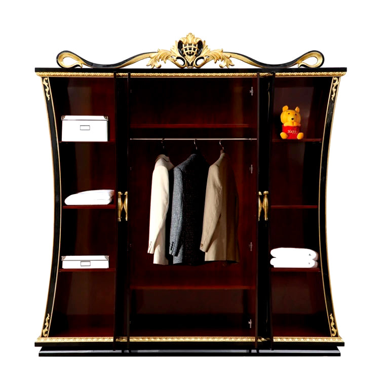 inside view of Luxury European Style Minimalist Wardrobe