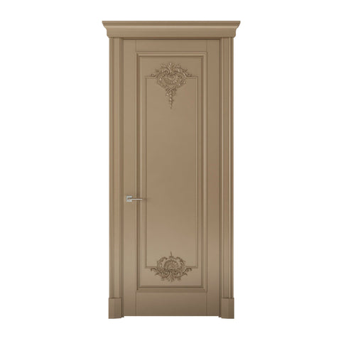 Refined Solid Wood Hand Carved Door