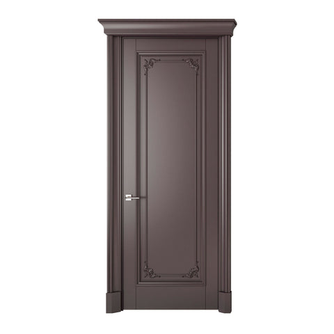 Elegant European Style Teak Wood Door