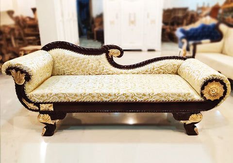 Royal Handmade Wooden Chaise Lounge