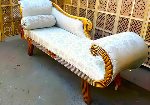 Modern Style Luxury Teakwood Chaise Lounge