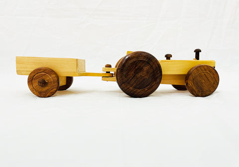 Wooden Tractor Kids Toy