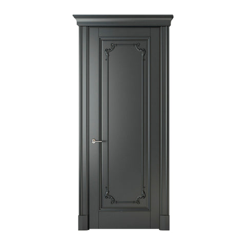 Minimalist Design Teak Wood Hand Carved Door