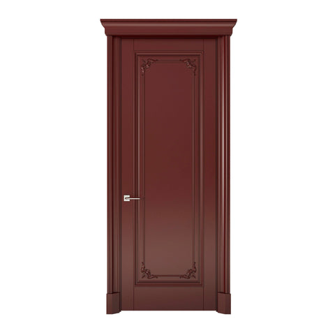 Elegant European Style Teak Wood Door