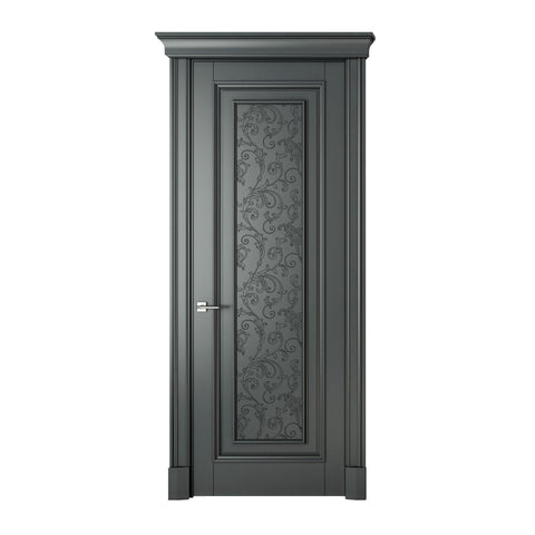 Royal European Textured Teak Wood Door