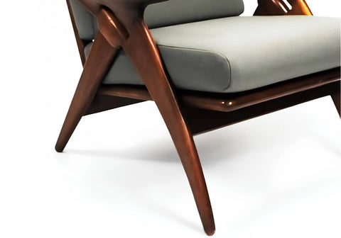 Modern Style Unique Wooden Arm Chair