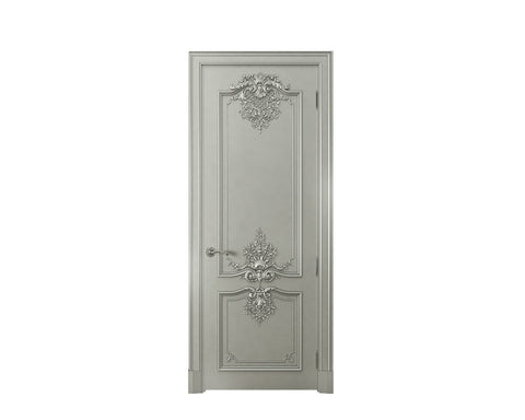 Luxury European Style Hand Carved Wooden Door