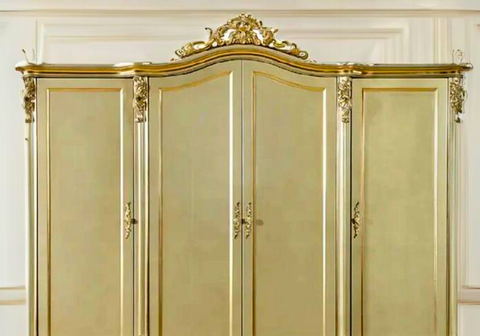 Luxury European Inspired Hand Carving Wardrobe