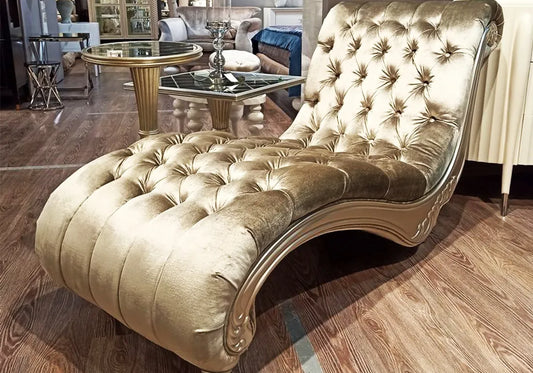 Royal Look Handmade and Wooden Crafted Chaise Lounge