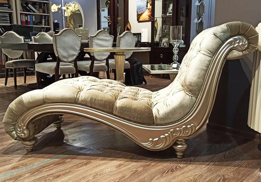 Royal Look Handmade and Wooden Crafted Chaise Lounge