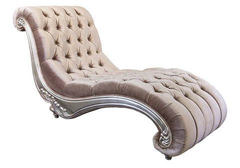 Royal Look Handmade and Wooden Crafted Chaise Lounge