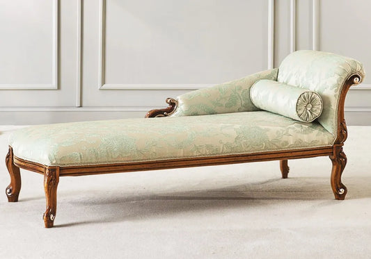 Luxury and Hand Crafted Wooden Chaise Lounge