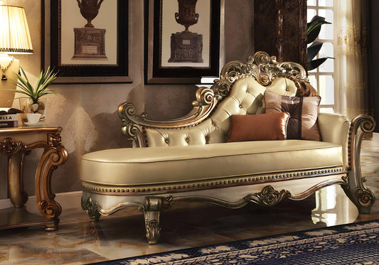 High End Wooden Hand Carving Royal Chaise Lounge