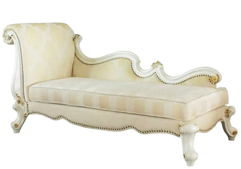 Royal Look Handmade Teakwood Picardy Chaise Lounge