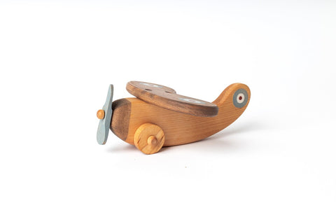 Handcrafted Wooden Airplane Kids Toy