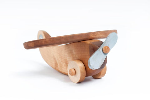 Handcrafted Wooden Airplane Kids Toy